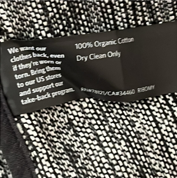 NWOT Eileen Fisher Hazy Blocks cotton jacket - Picture 6 of 6